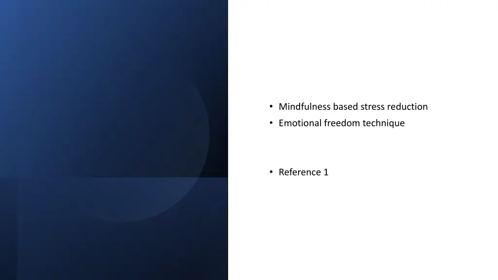 mindfulness based stress reduction emotional