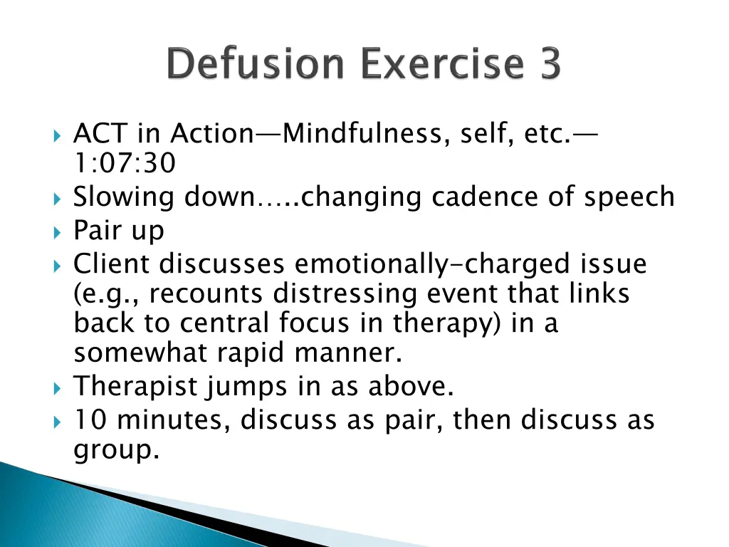 act in action mindfulness self