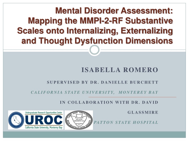 mental disorder assessment mapping the mmpi