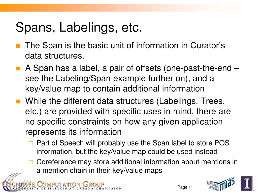 spans labelings etc