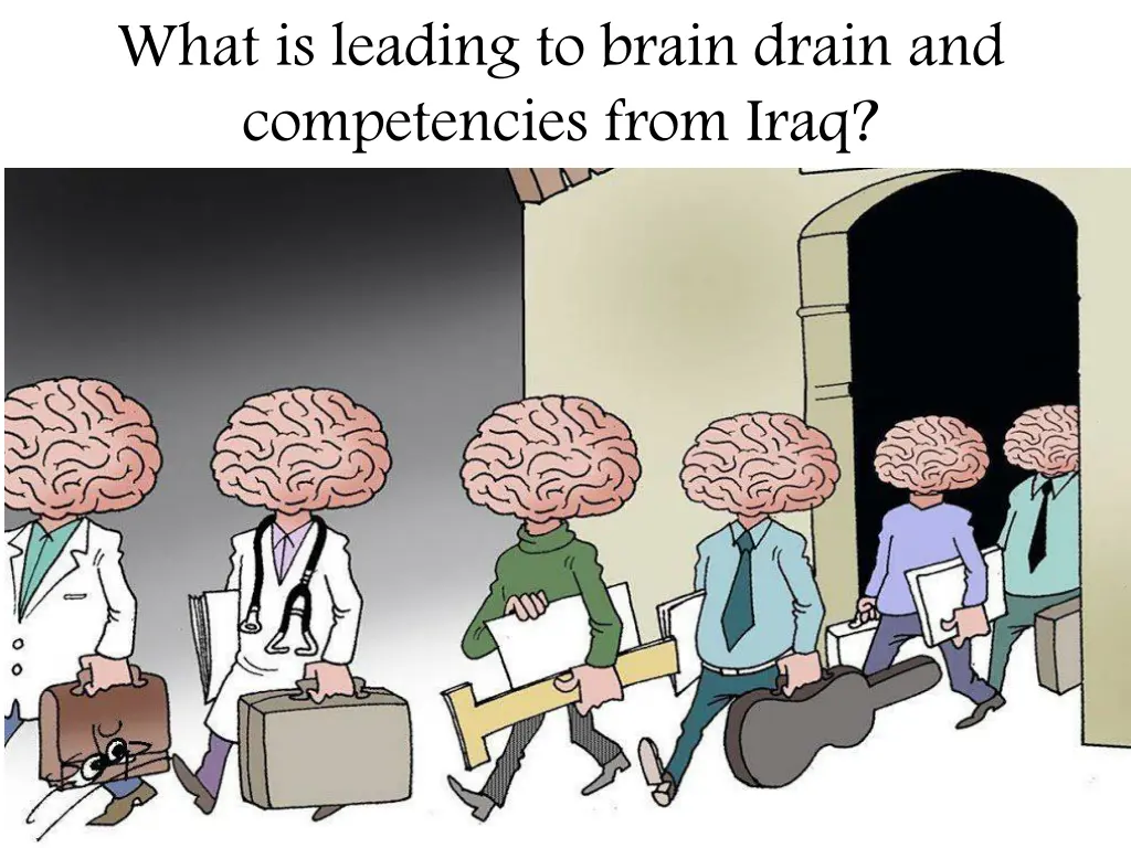 what is leading to brain drain and competencies