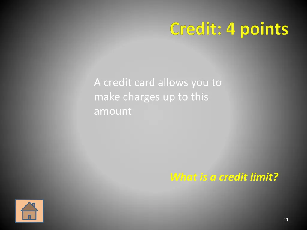 a credit card allows you to make charges