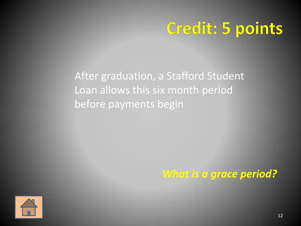 after graduation a stafford student loan allows