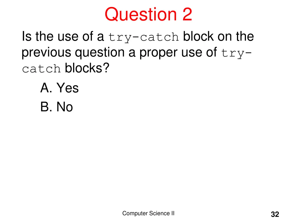 question 2