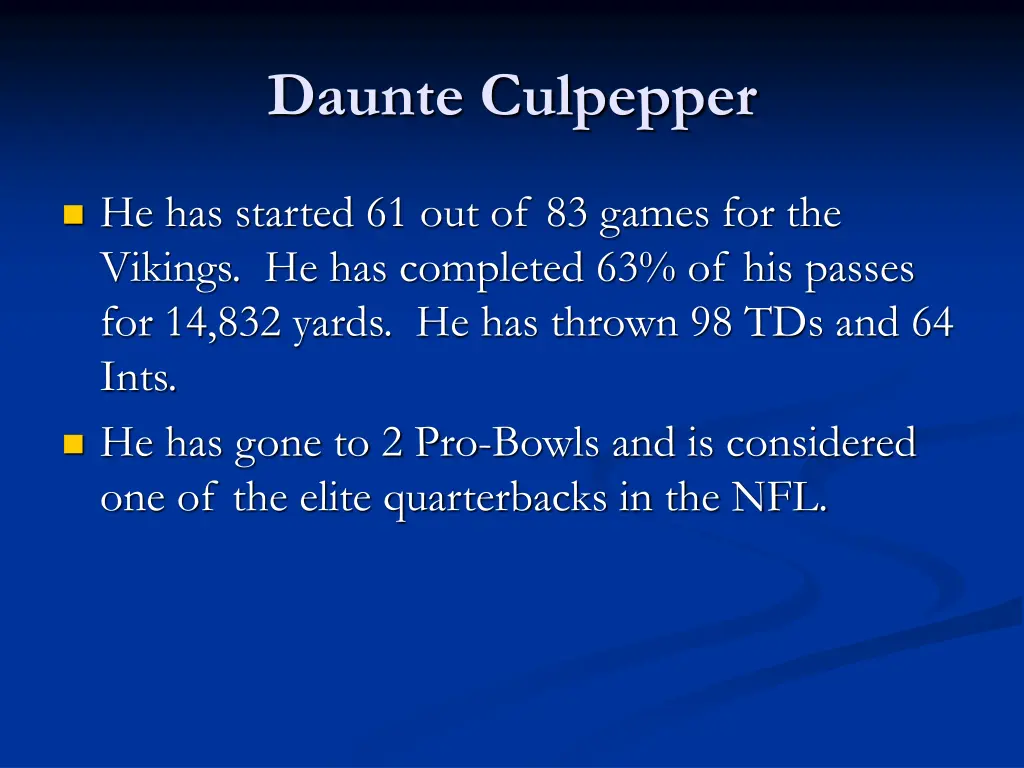 daunte culpepper