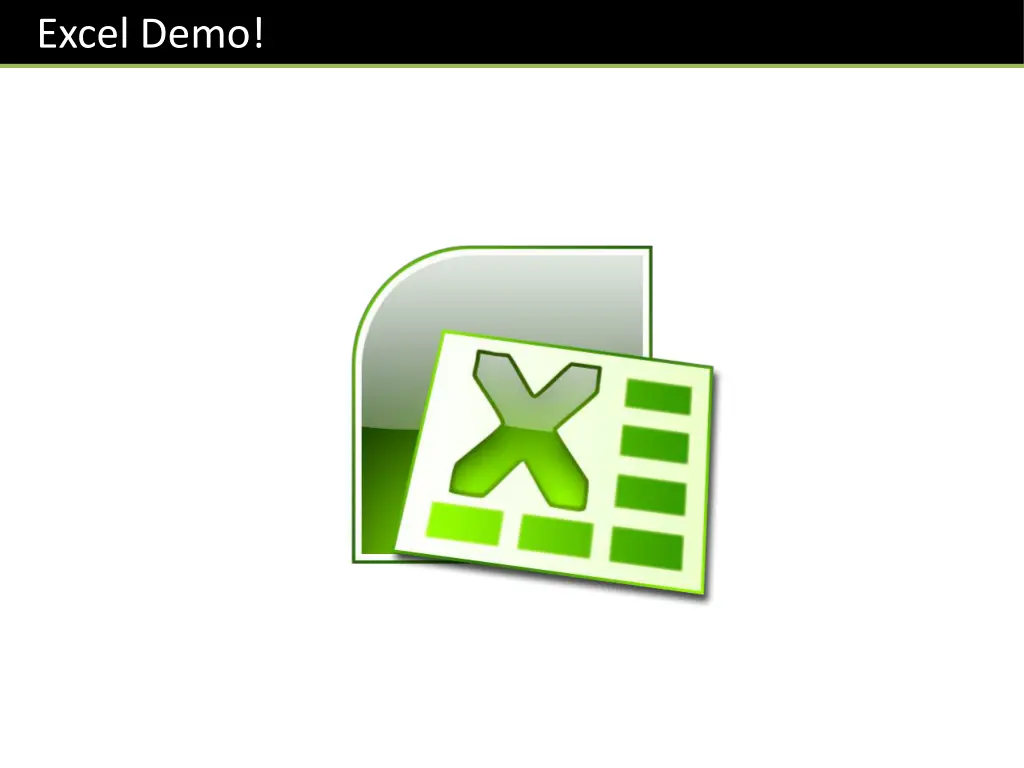 excel demo