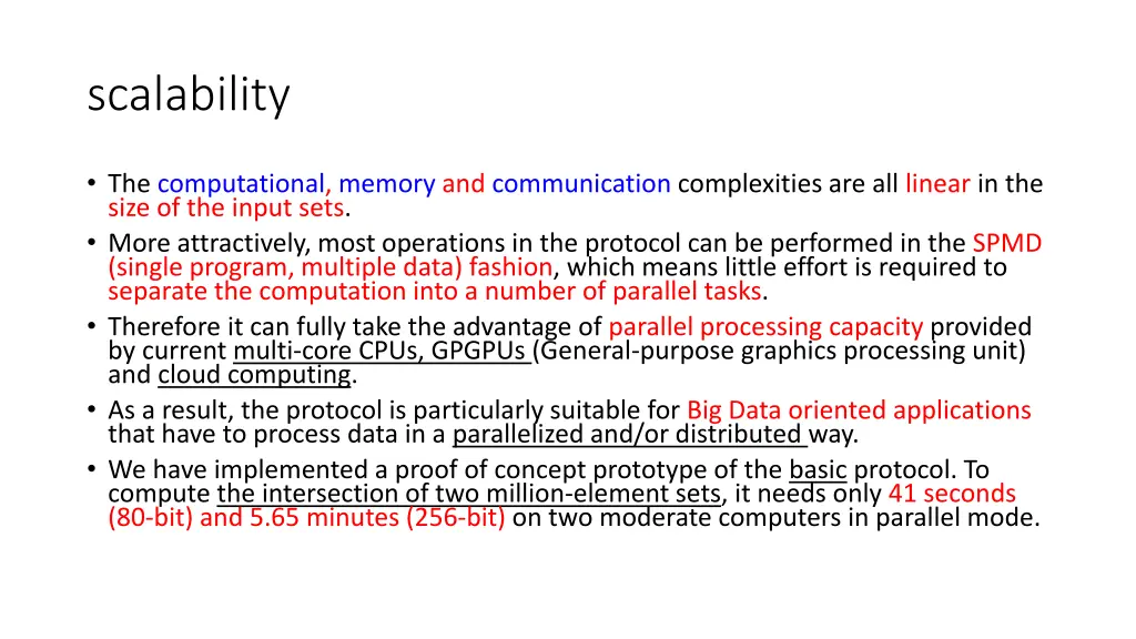 scalability