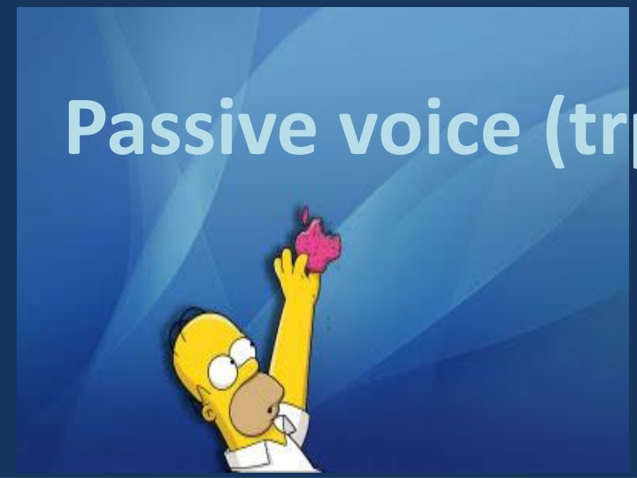 passive voice trpnik