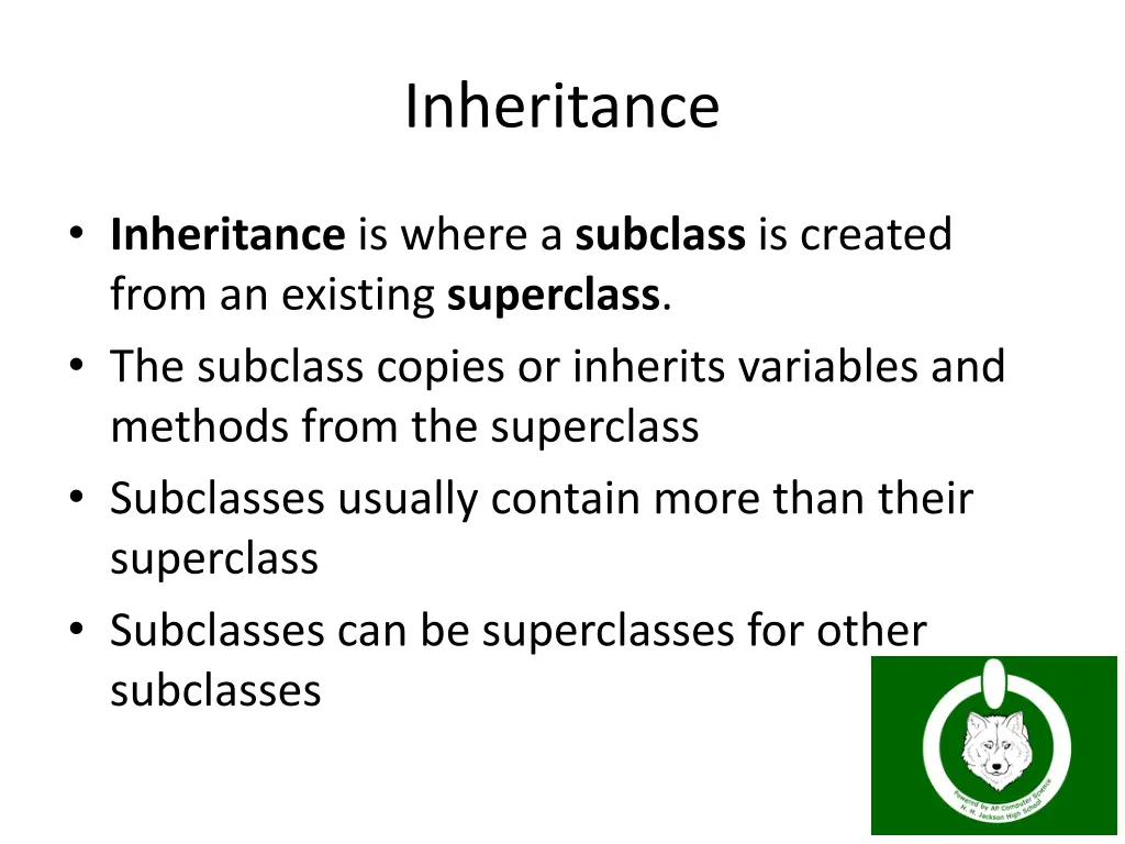 inheritance