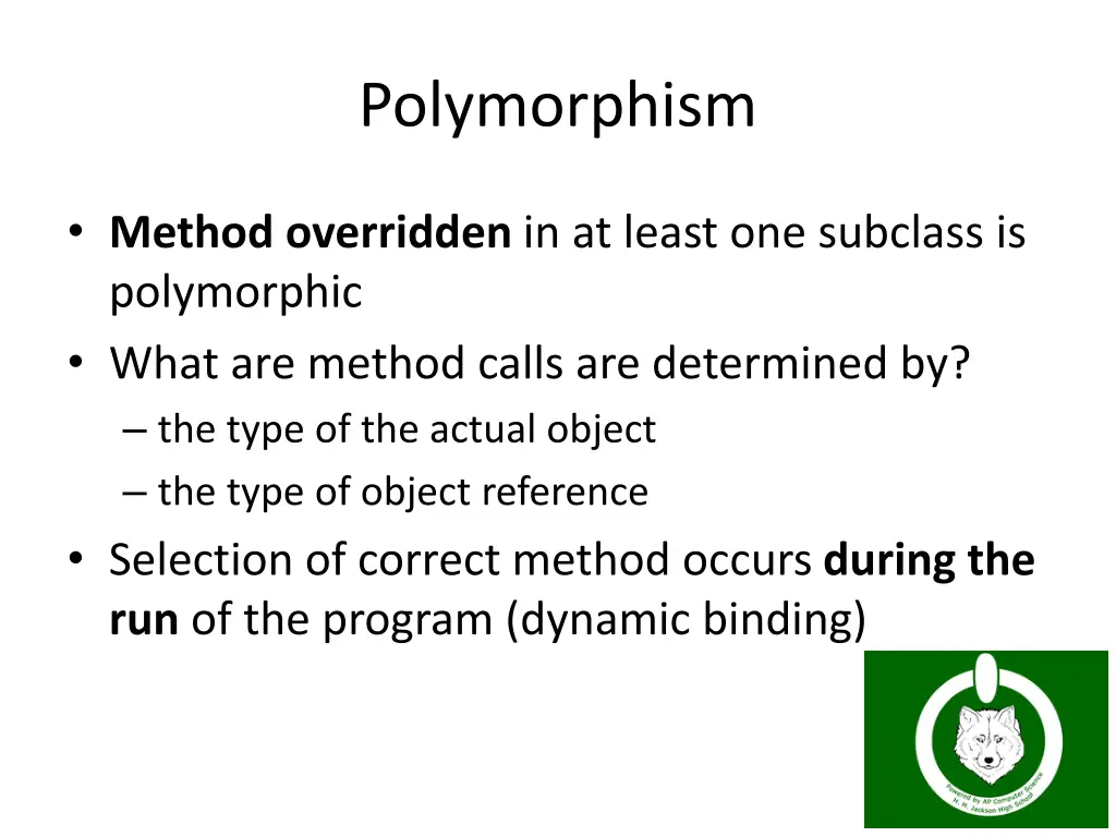 polymorphism