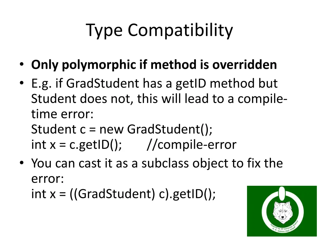 type compatibility