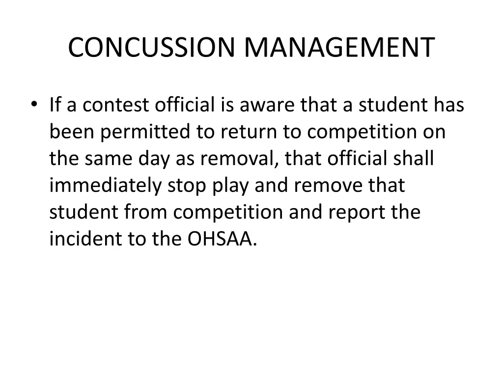 concussion management 5