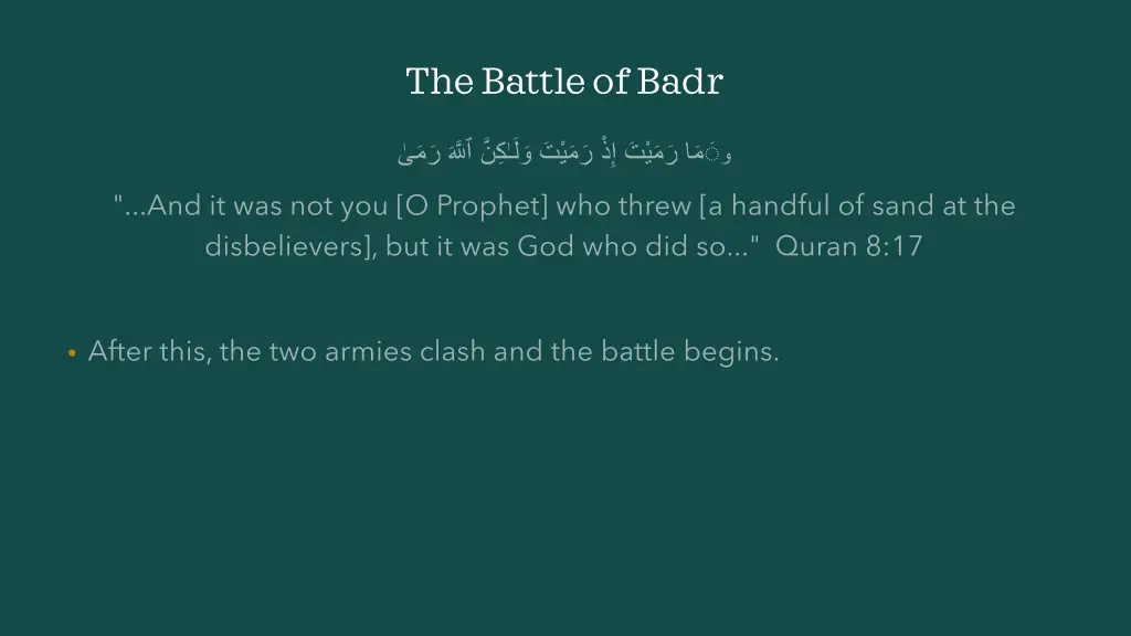 the battle of badr 1