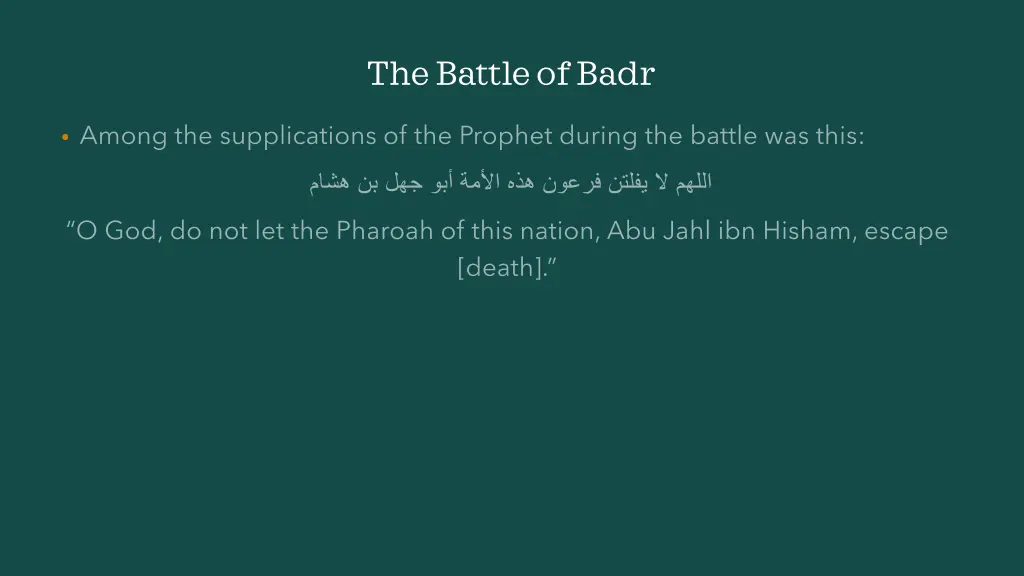 the battle of badr 2