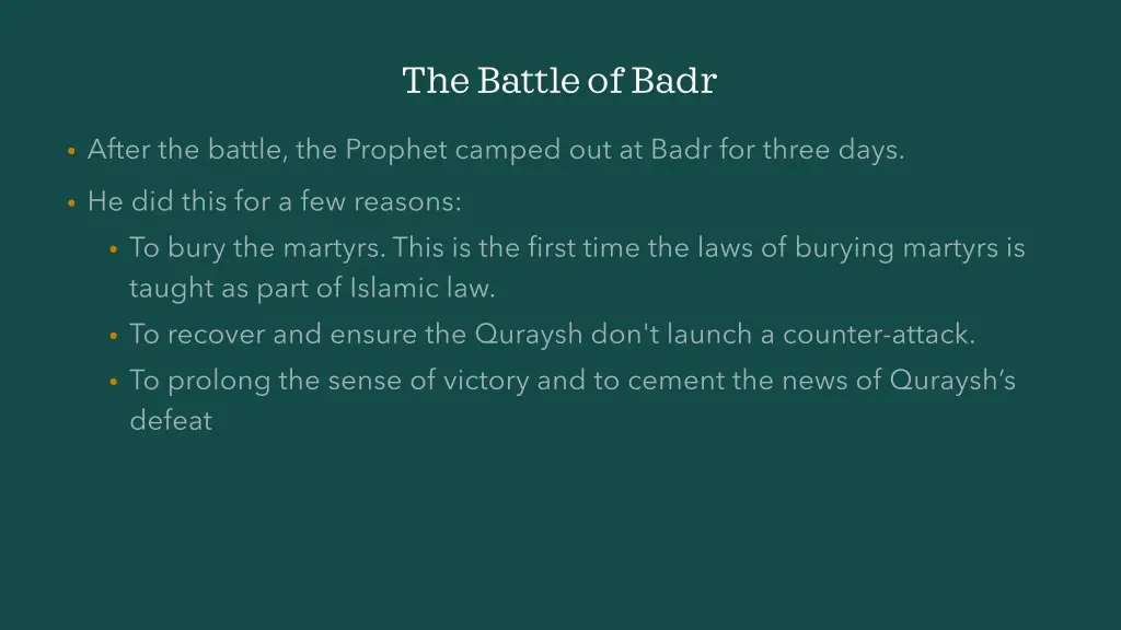 the battle of badr 22