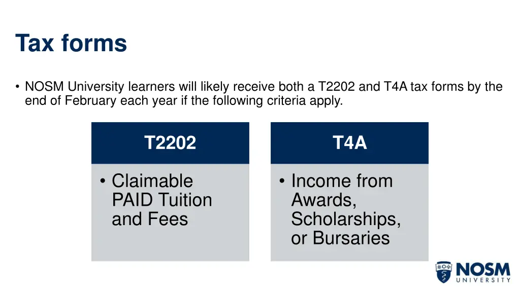 tax forms