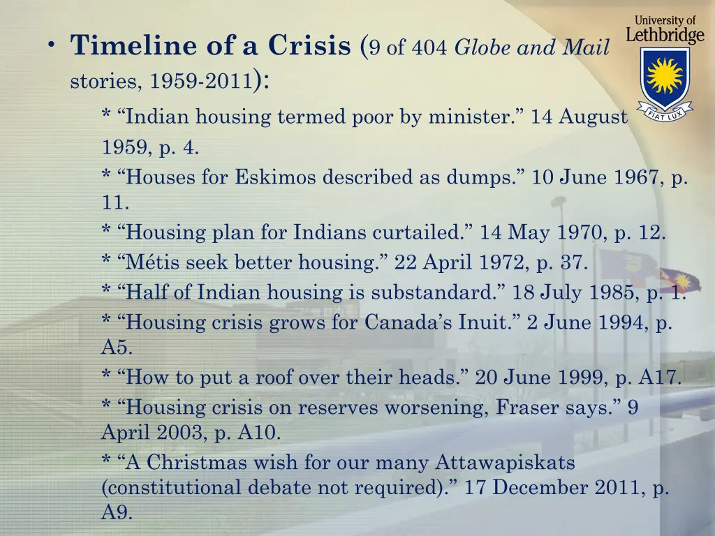 timeline of a crisis 9 of 404 globe and mail