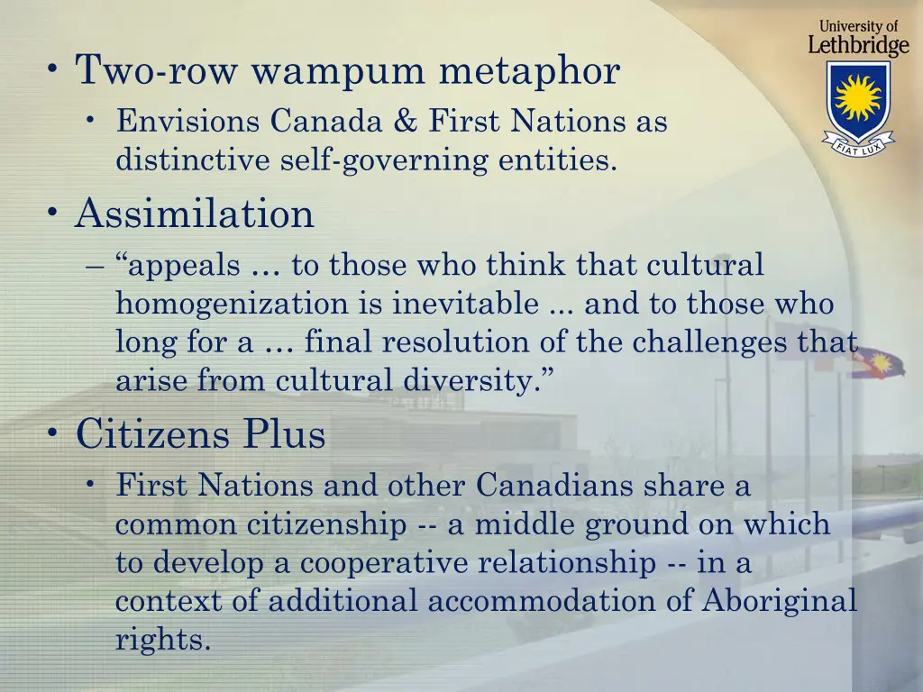 two row wampum metaphor envisions canada first