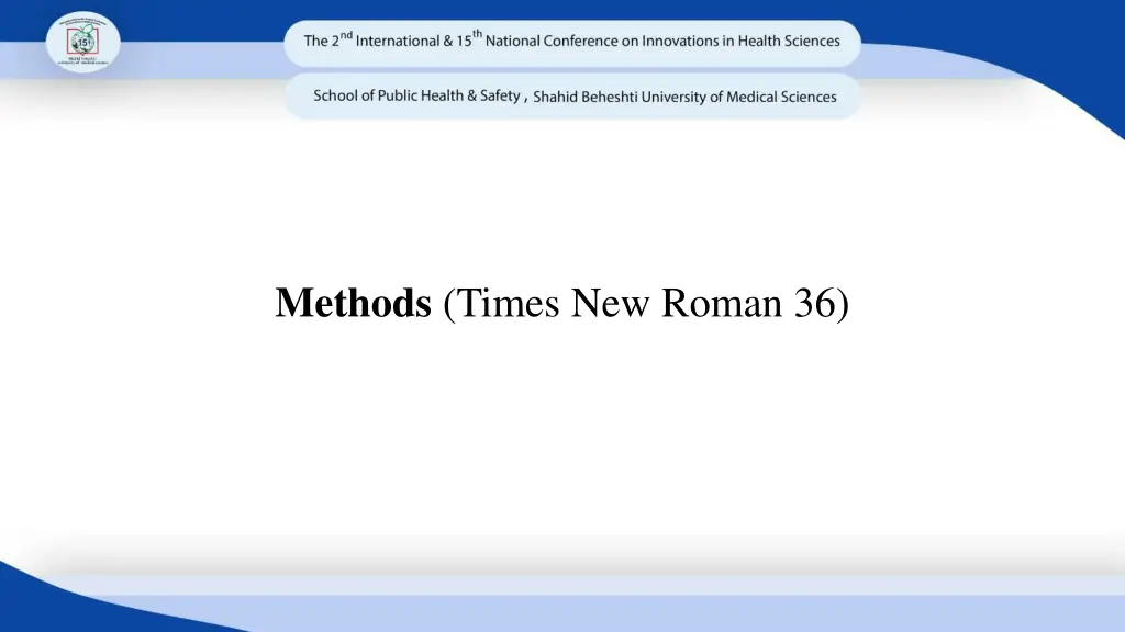 methods times new roman 36