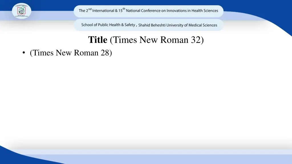 title times new roman 32