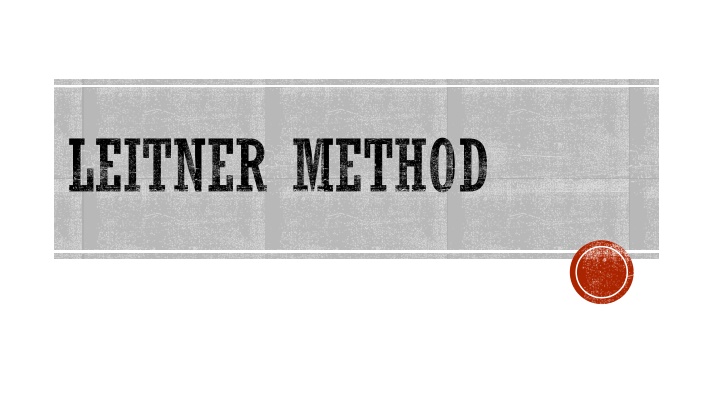 leitner method