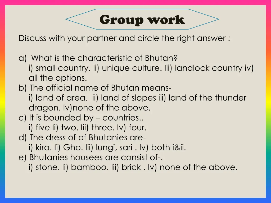 group work