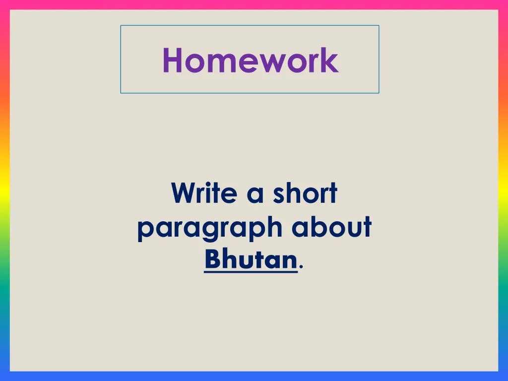 homework