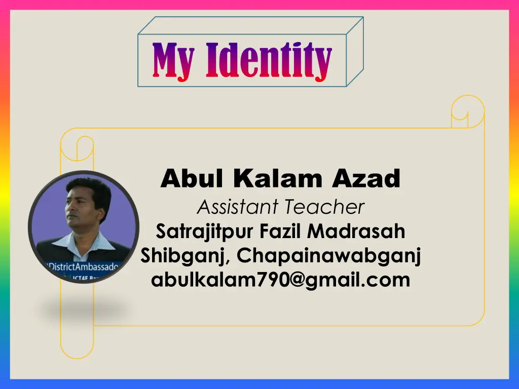 my identity