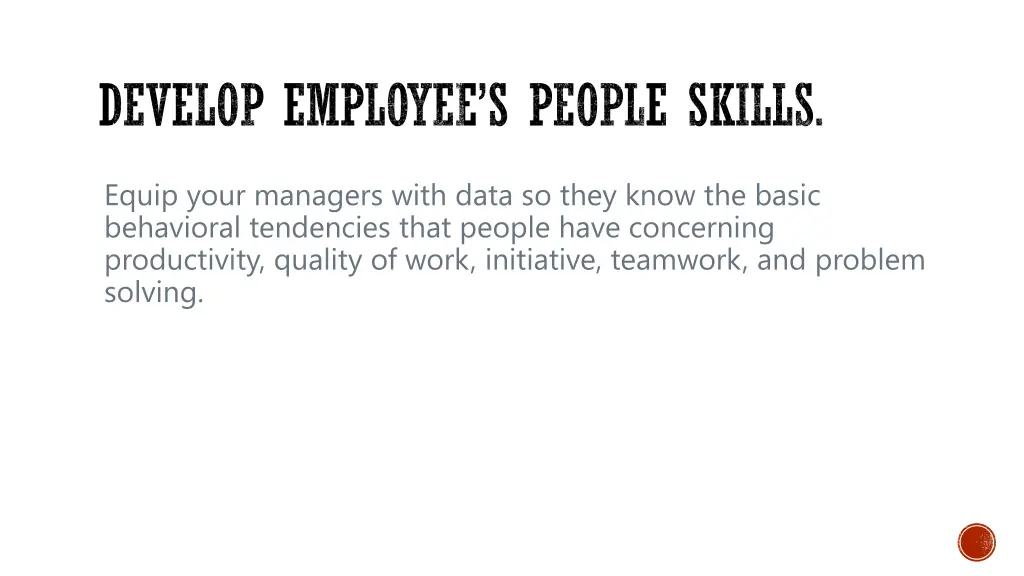 develop employee s people skills