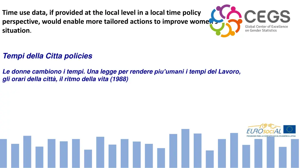 time use data if provided at the local level