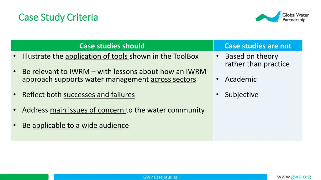 case study criteria case study criteria