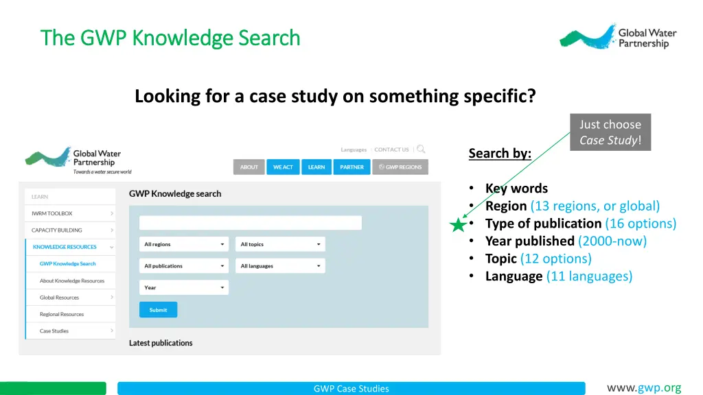 the gwp knowledge search the gwp knowledge search