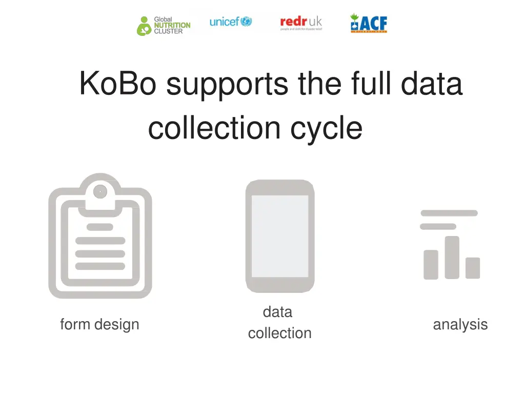 kobo supports the full data collection cycle