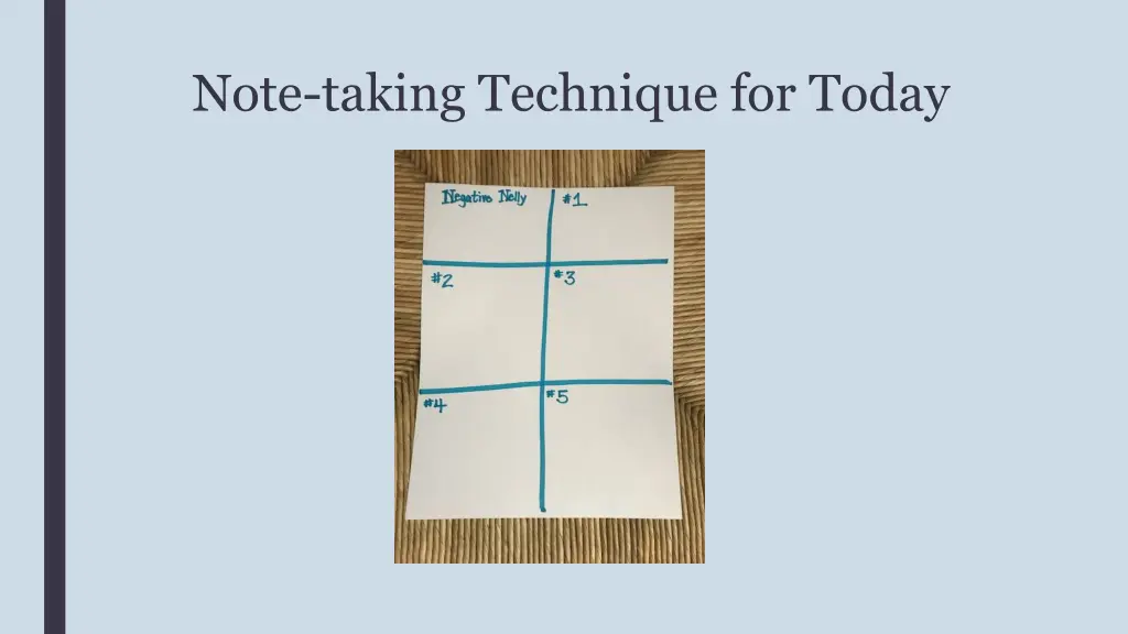 note taking technique for today