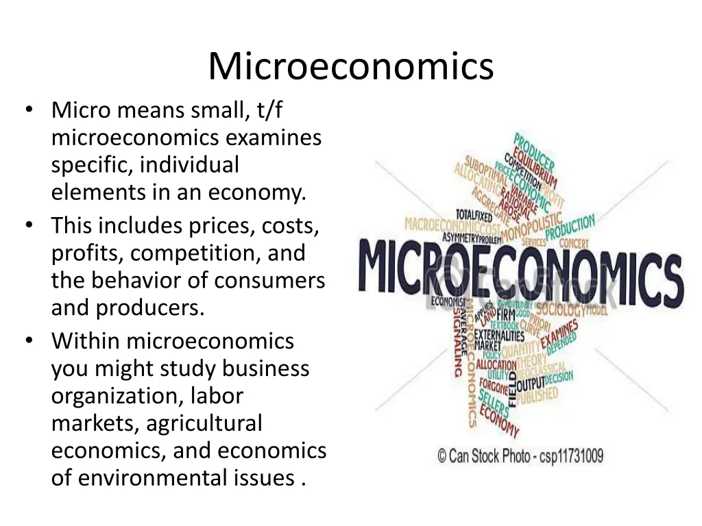 microeconomics