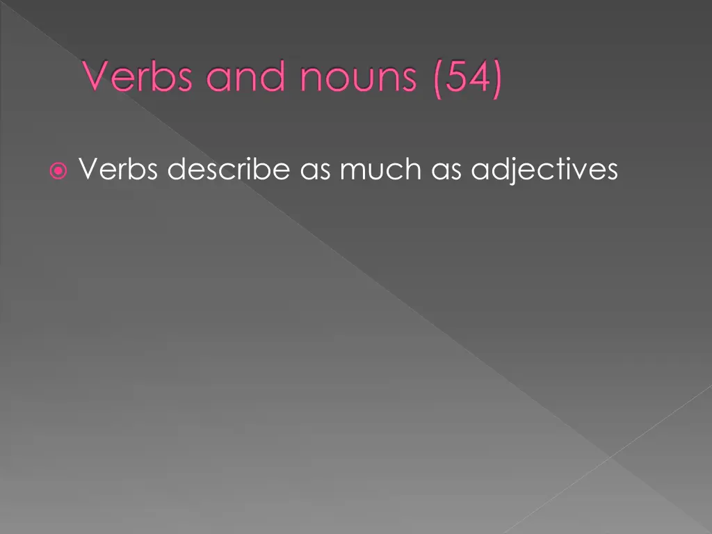 verbs and nouns 54