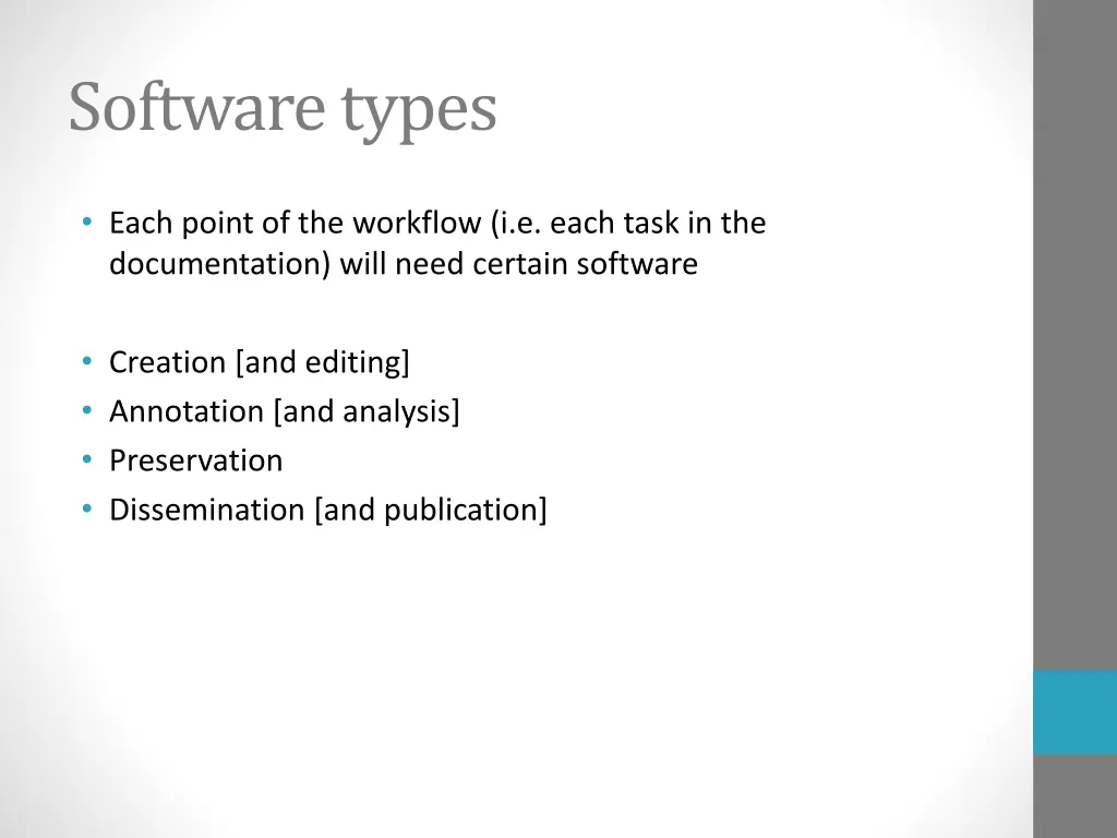 software types