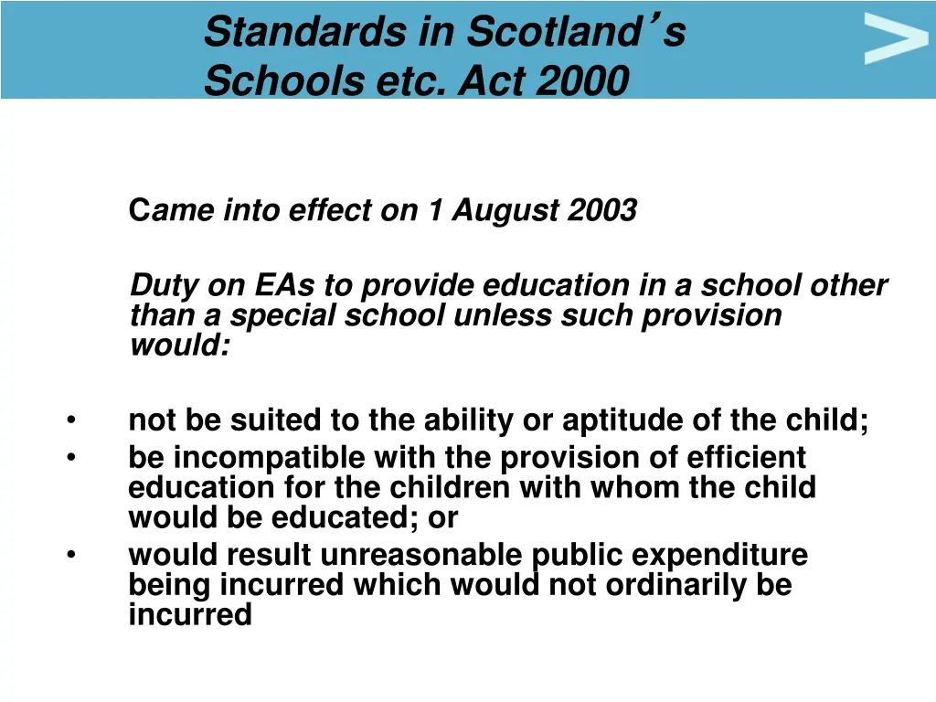 standards in scotland s schools etc act 2000