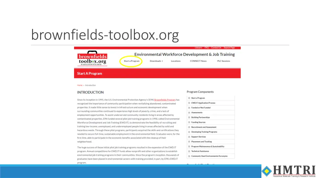 brownfields toolbox org 2