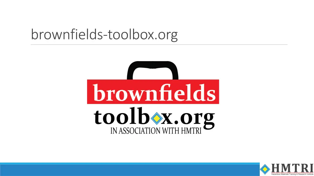 brownfields toolbox org