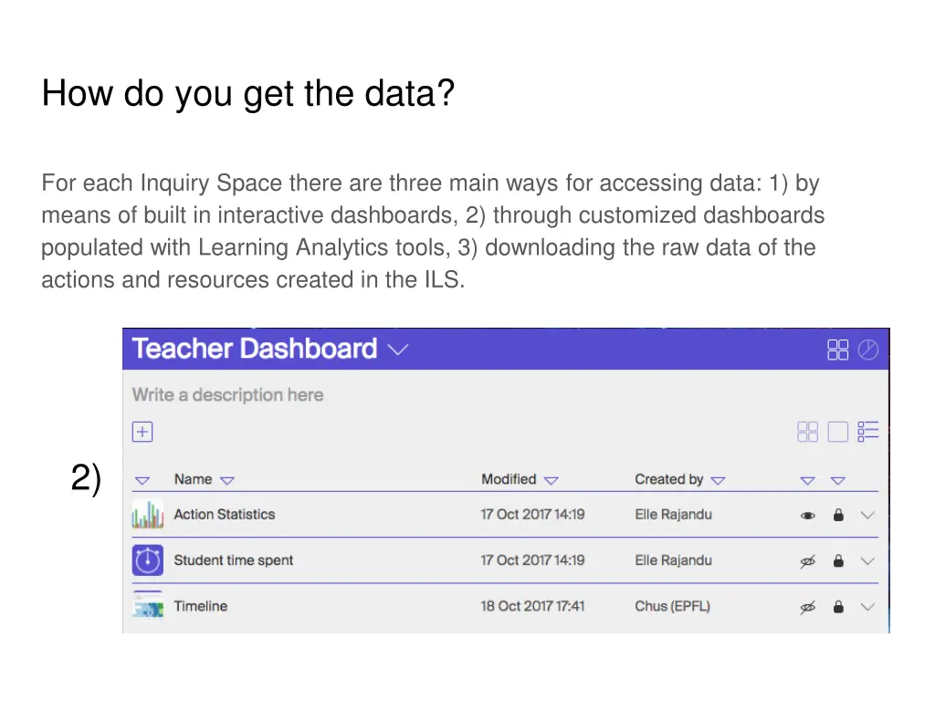 how do you get the data 1