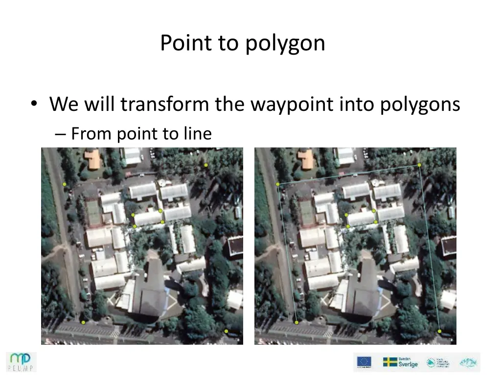 point to polygon