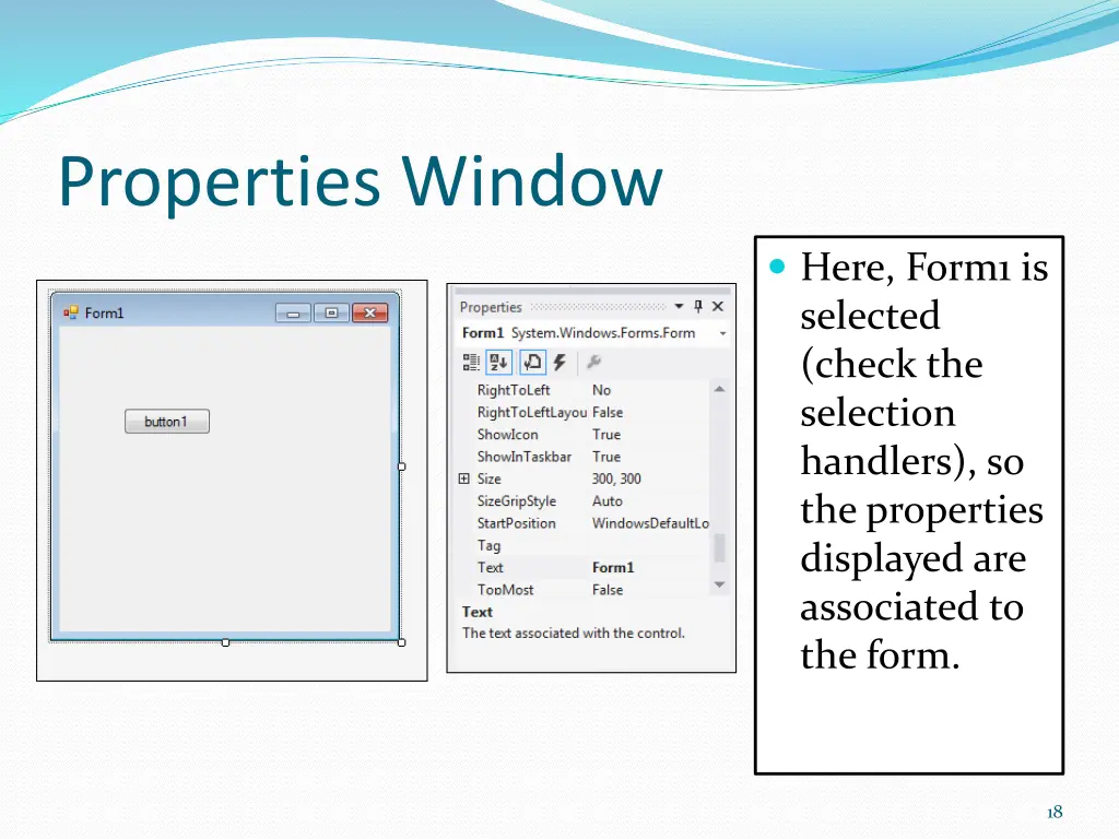 properties window 1