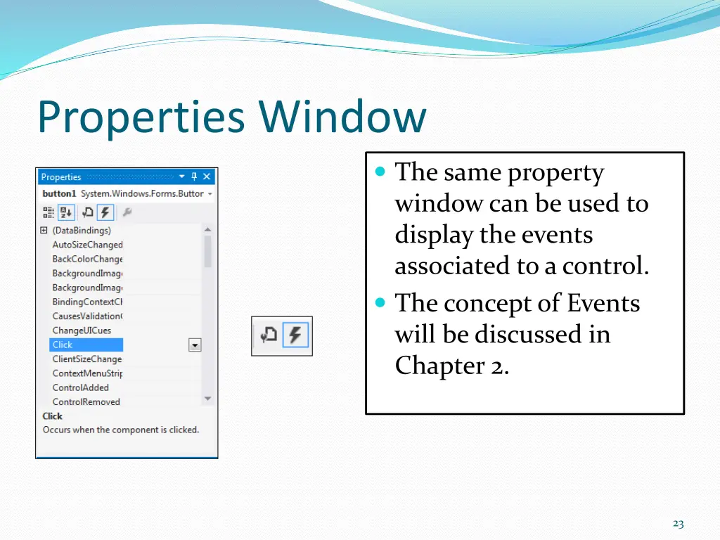 properties window 6