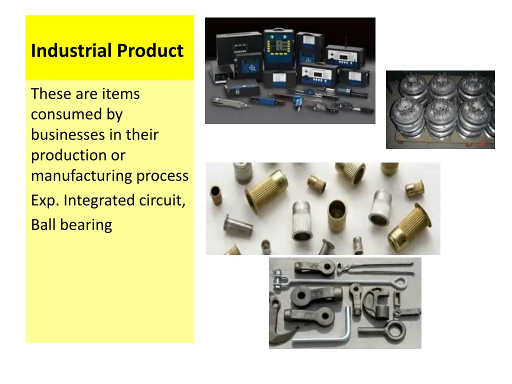 industrial product