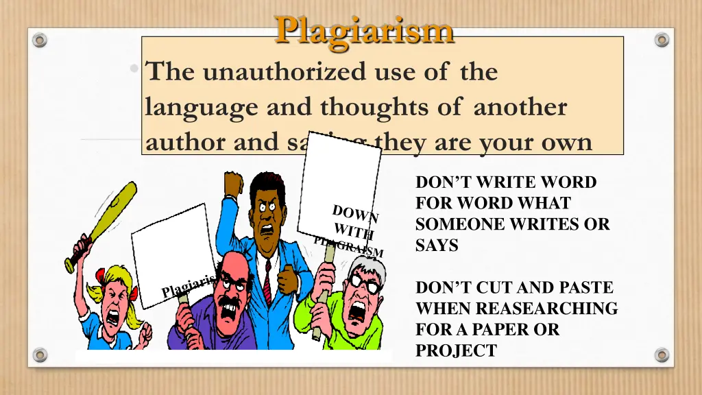 plagiarism