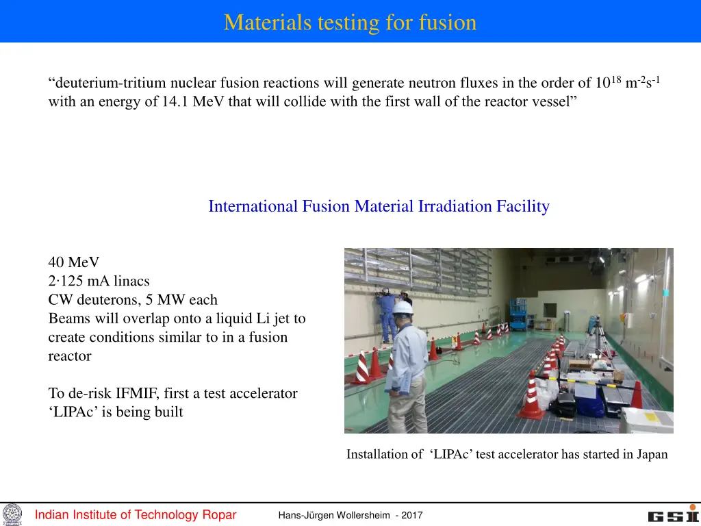 materials testing for fusion