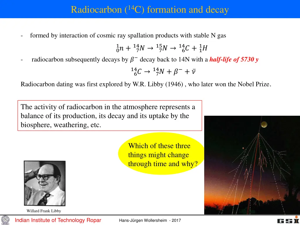 radiocarbon 14 c formation and decay