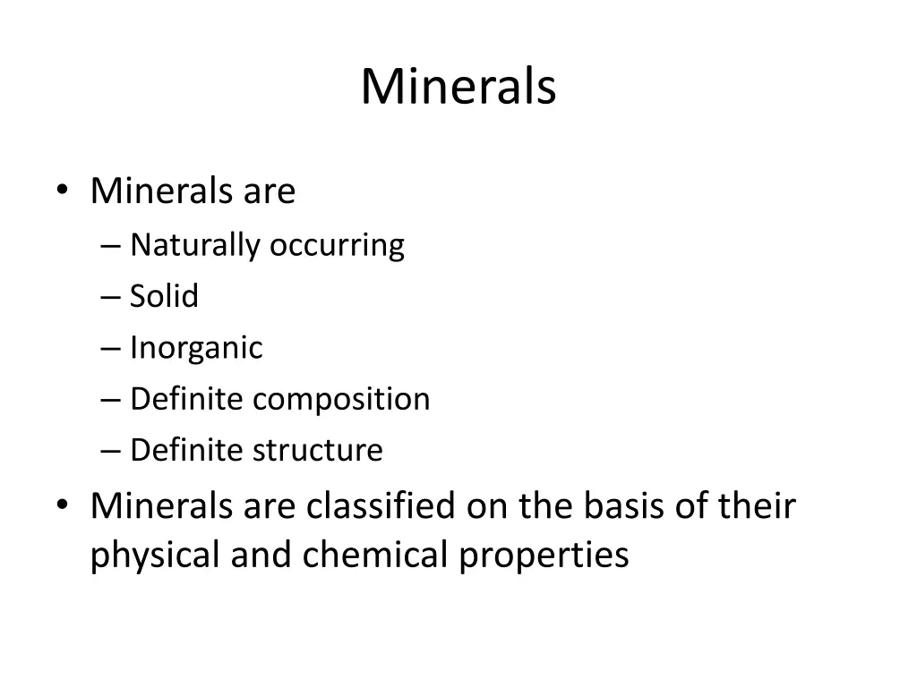 minerals 1