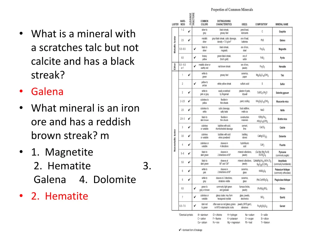 what is a mineral with a scratches talc